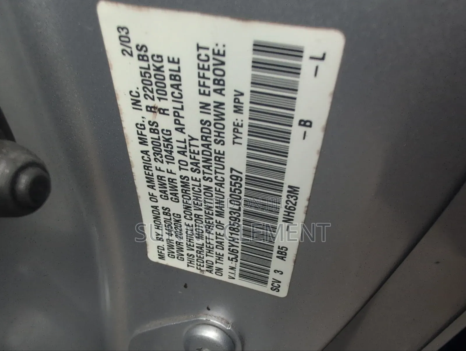 Honda Element 2004 Silver