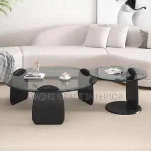 Classy Tempered Glass Top Coffee Table