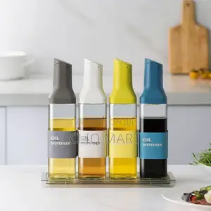 Oil Dispenser Bottle With Pourer Spout, No Drip