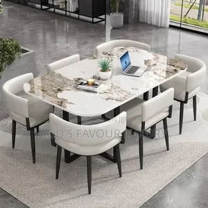 Marble Dining Table and Chairs.