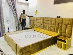 Upholstery 6 by 6 Bedframe.
