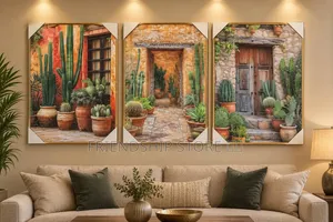 3pcs Set Crystal Acrylic Wall Frame 40 by 60cm (*3)