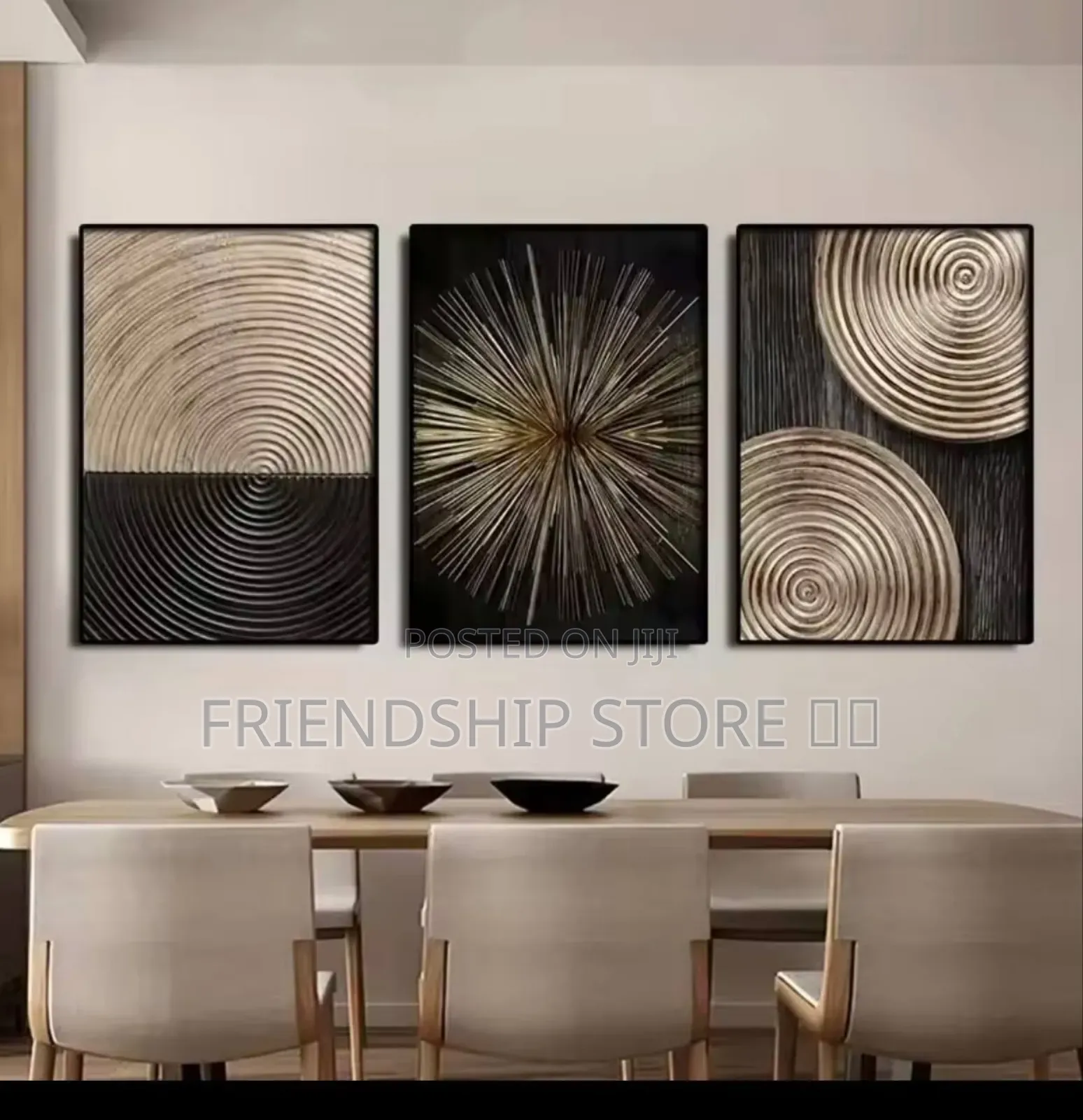 3pcs Set Crystal Acrylic Wall Frame 40 by 60cm (*3)