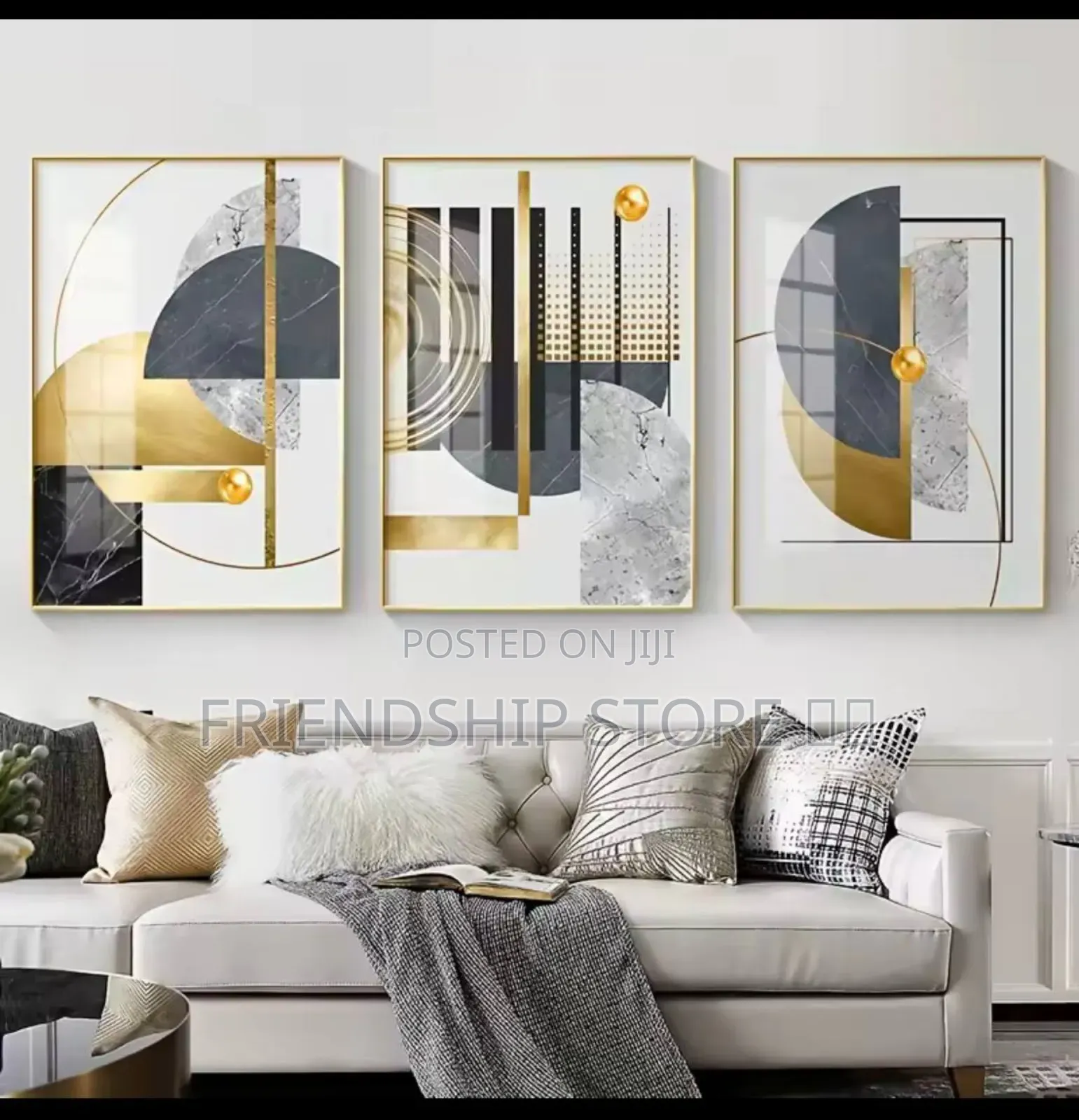 3pcs Set Crystal Acrylic Wall Frame 40 by 60cm (*3)