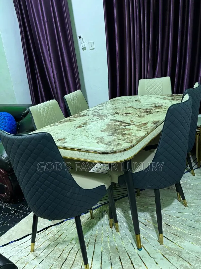 Marble Dining Table and Chairs.