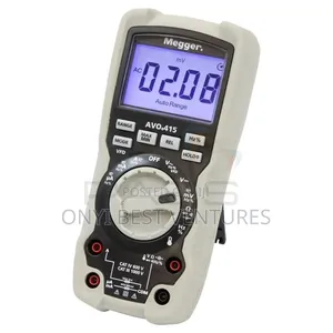 Megger Avo415 Heavy-Duty Industrial TRMS Digital Multimeter