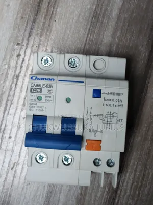 Chanan CAB6LE-63H C25 2-Pole RCBO/RCD Circuit Breaker 25A, 30mA, 230V