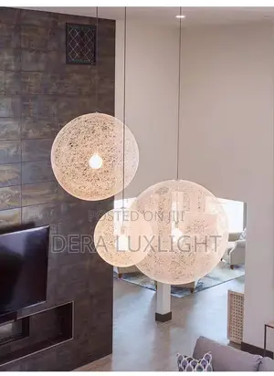 Modern Woven Sphere Pendant Lights – 300mm, 400mm 500mm Available