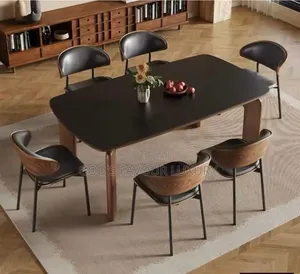 Modern Marble Dining Table and Chairs.