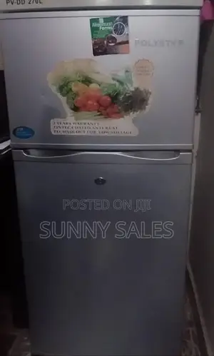POLYSTAR Double Door 270-Litre Refrigerator