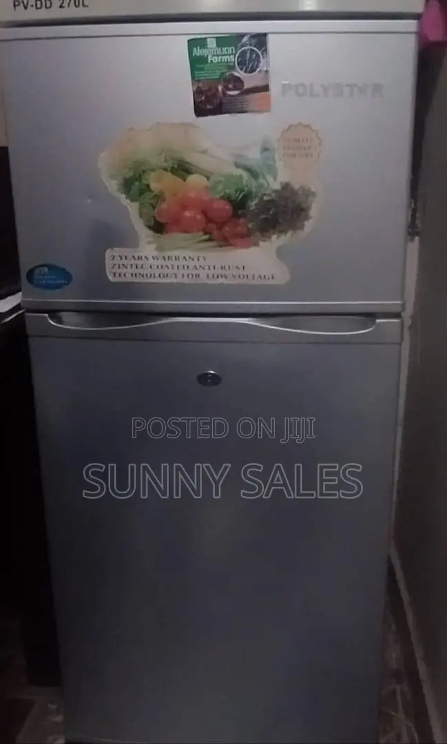 POLYSTAR Double Door 270-Litre Refrigerator