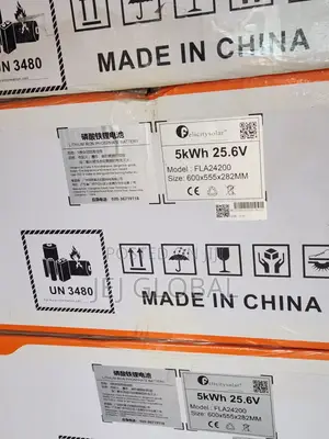 Felicity Solar 5kWh 25.6V Lithium Iron Phosphate (LiFePO4) Battery