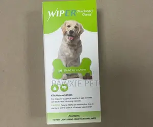 Wiper Ticks,fleas and Mites Soft Chew 20-40kg( 3 Chews)