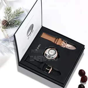 Tomi1pc Men's Watch Rotating Gear Second , With Interchangeable Strap,
