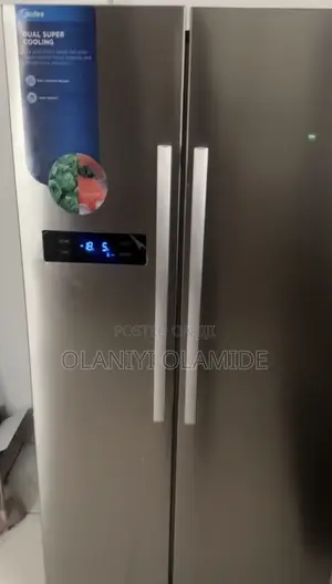 Side-by-Side Stainless Steel Refrigerator - 510L