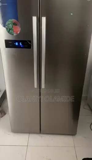 Side-by-Side Stainless Steel Refrigerator - 510L