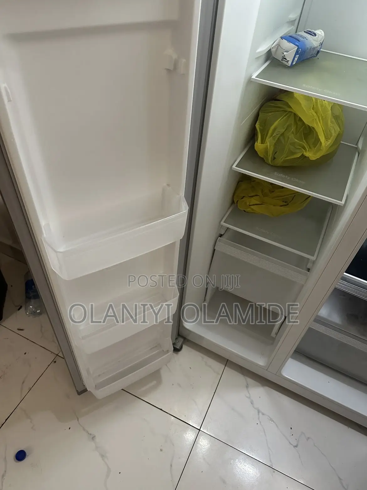 Side-by-Side Stainless Steel Refrigerator - 510L