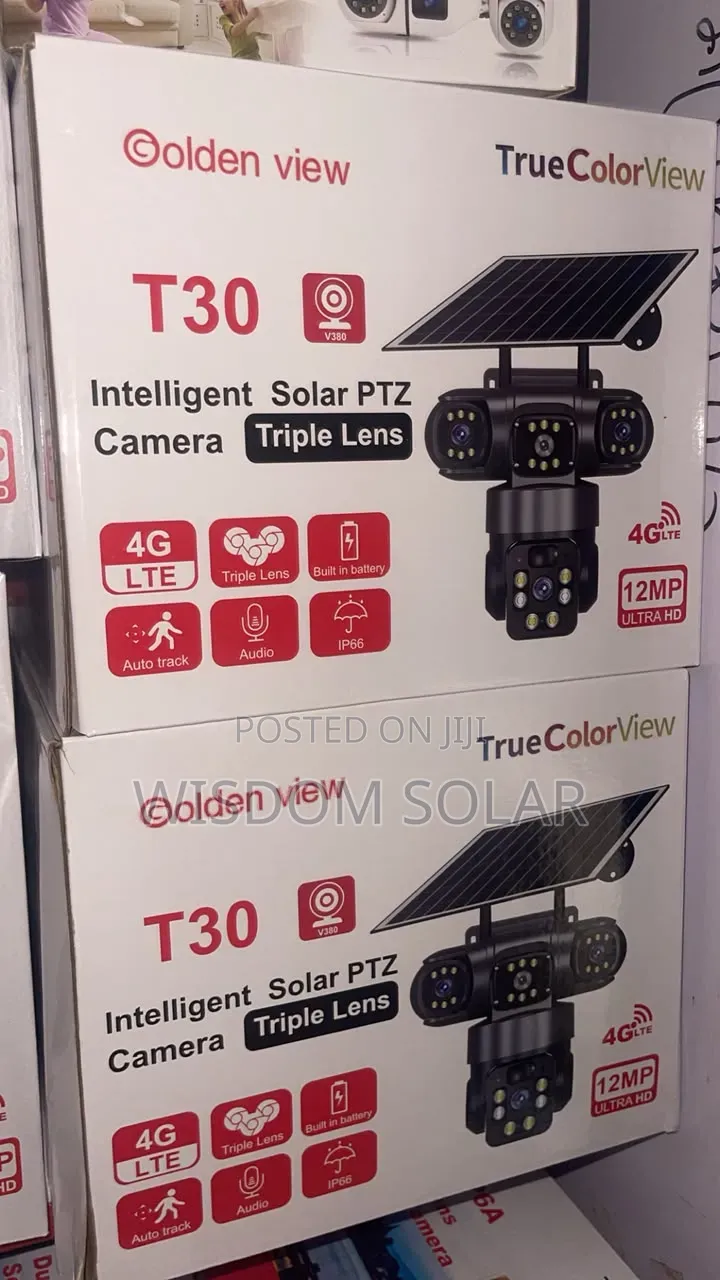 CCTV Camera With Solar Panel