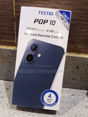 New Tecno Pop 10 128 GB Orange