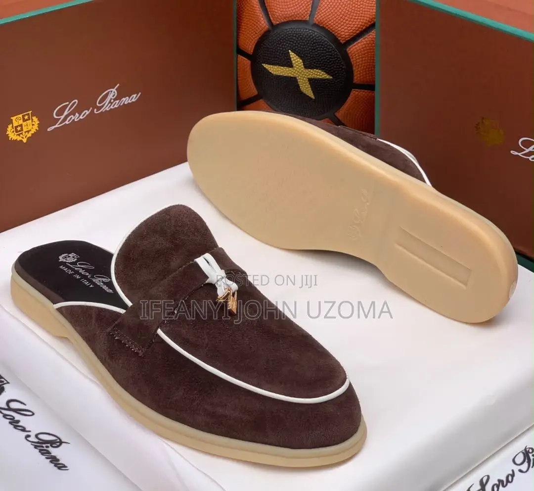 Luxury Designer Suede Half Shoe