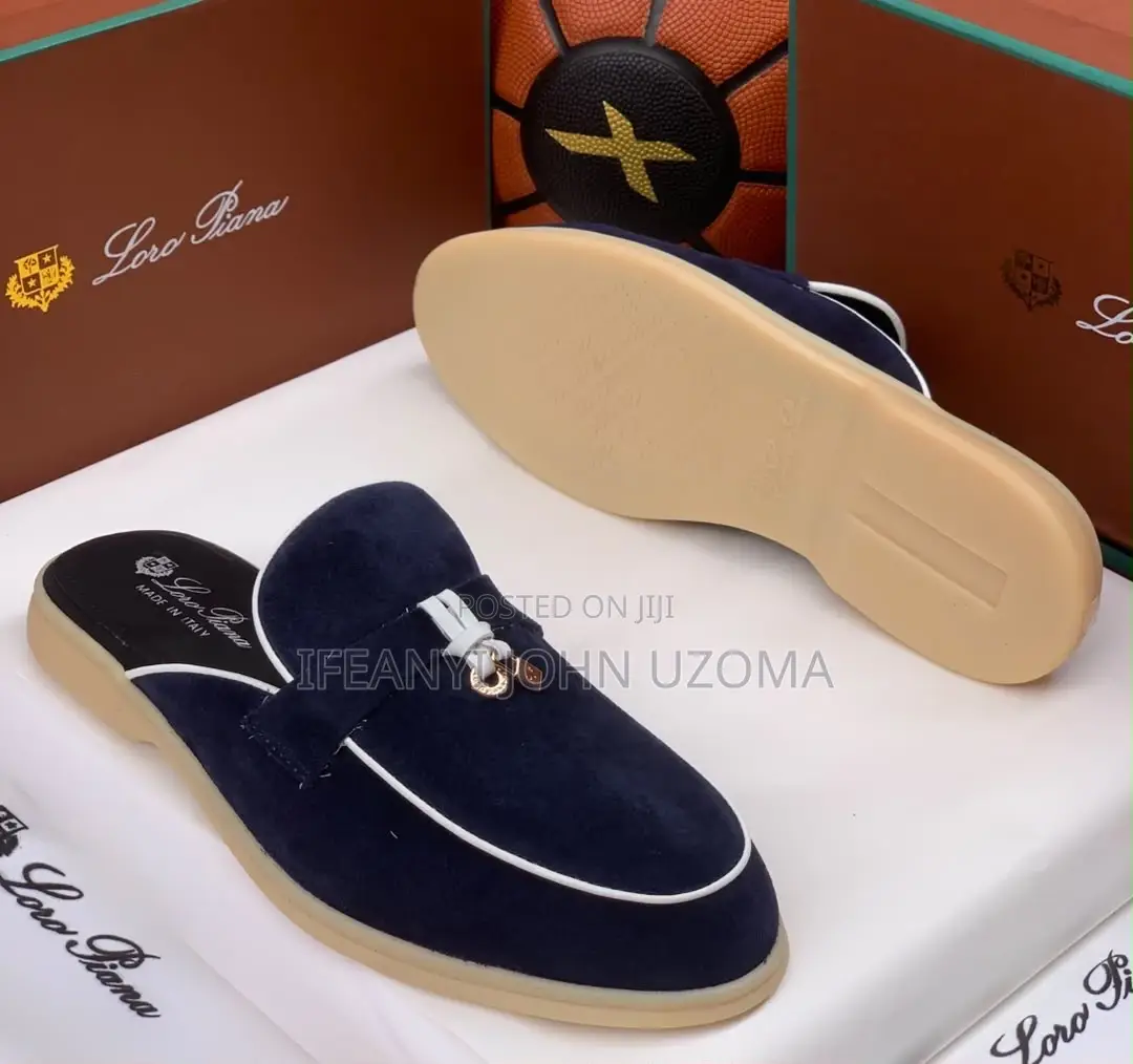 Luxury Designer Suede Half Shoe