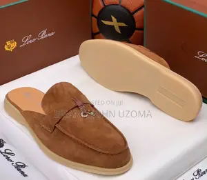 Luxury Designer Suede Half Shoe