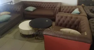 Luxury 2-in-1 Round Nesting Coffee Table Set With Storage Drawer
