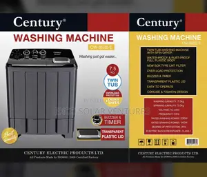 Century 7.5kg Twin Tube Washing Machine With Spin-Dryer