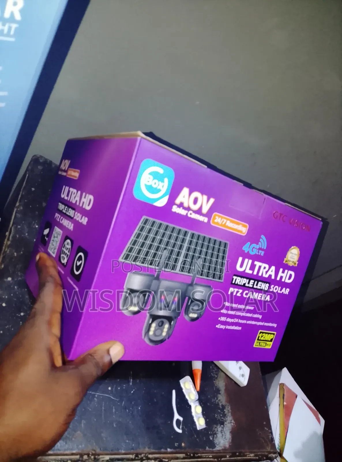 Ultra CCTV Camera With Solar Panel