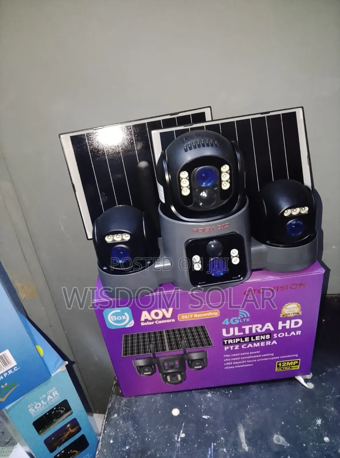 Ultra CCTV Camera With Solar Panel