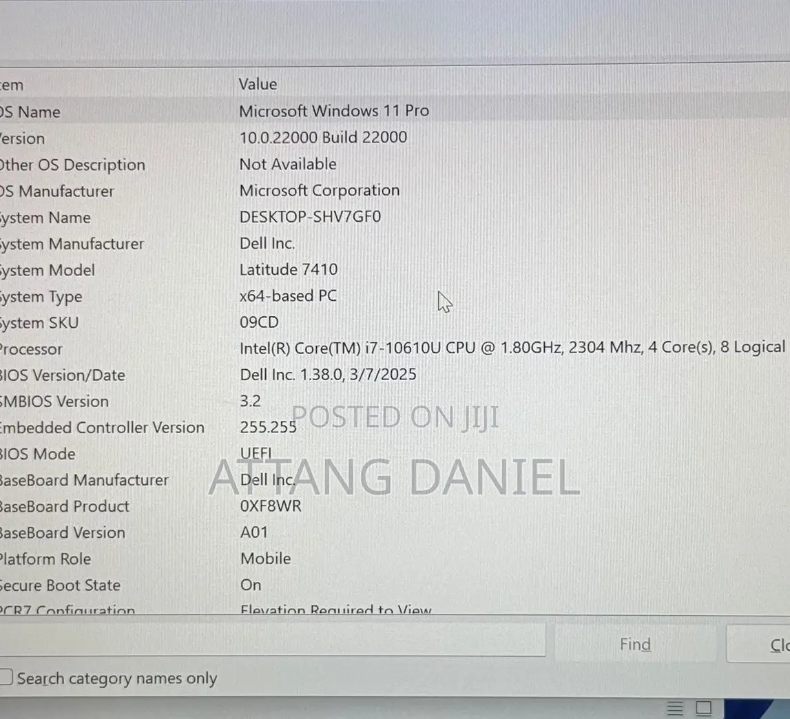 Laptop Dell Latitude 7410 32GB Intel Core i7 SSD 512GB