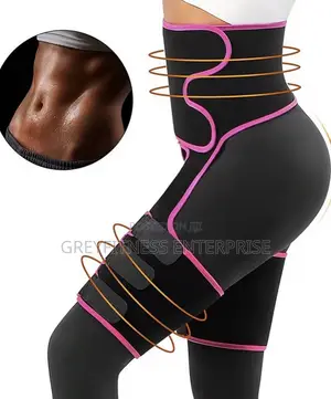 Thigh and Tummy Slimming Sweat Belt Fat Burning Waist Trainer