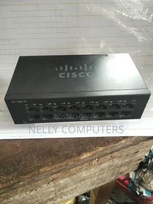 This Is a Cisco SF110D-16 16-Port Fast Ethernet Desktop Switch