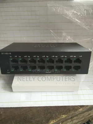 This Is a Cisco SF110D-16 16-Port Fast Ethernet Desktop Switch