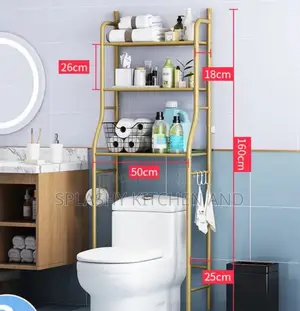 Multipurpose Over- The Toilet Rack WC Organizer RACK