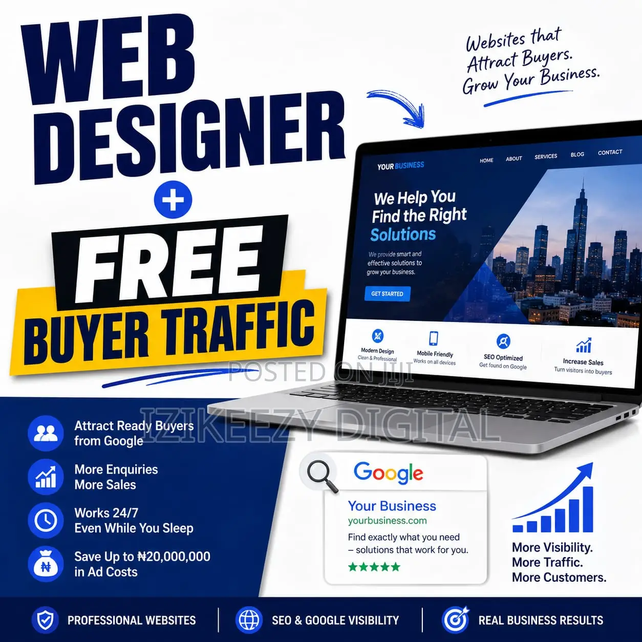 Web Designer + Free Buyer Traffic