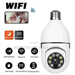 PTZ Panorama Camera WiFi Bulb Camera