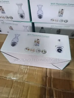 PTZ Panorama Camera WiFi Bulb Camera