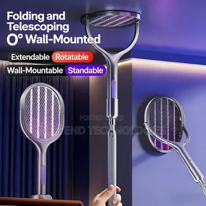 Rotating Head Electric Mosquito Swatter, Rechargeable Pest Control