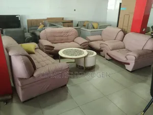 Imported Contemporary Pillow-Top Genuine Leather Sofa Set