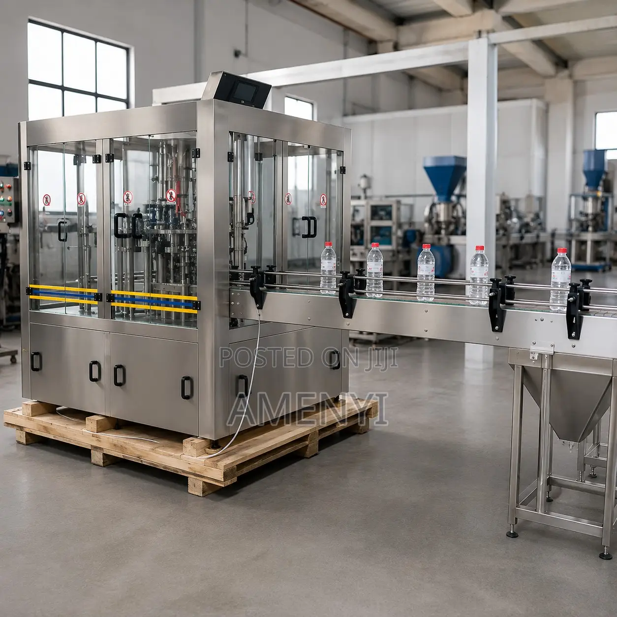 XGF 8-8-3 Automatic 3-in-1 Bottle Water Filling Machine 3000BPH