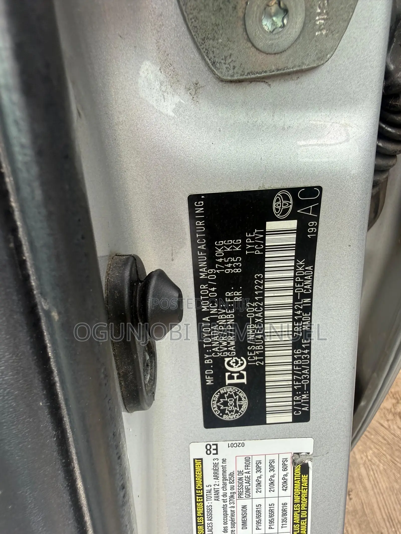 Toyota Corolla 2010 Silver