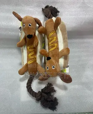 Nunbell Pet Squeaky Plush Toy in Animal Characters