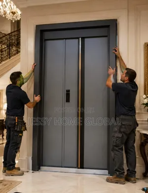 4ft by 7ft Fire Proof Doors Brown and Gray