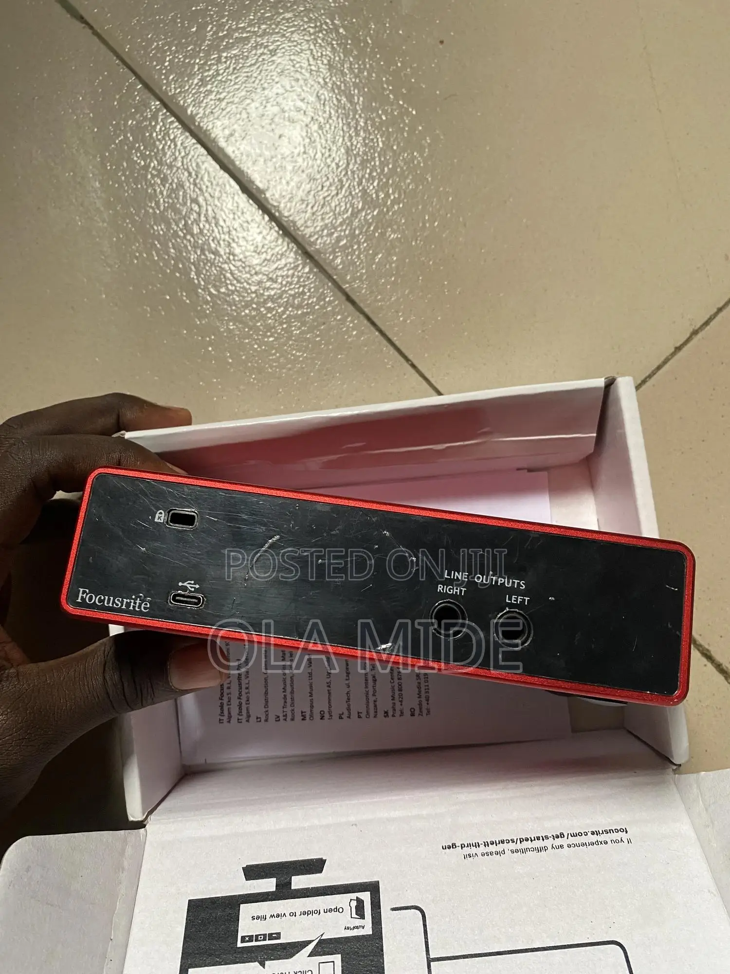 Audio Interface for Sale Urgently