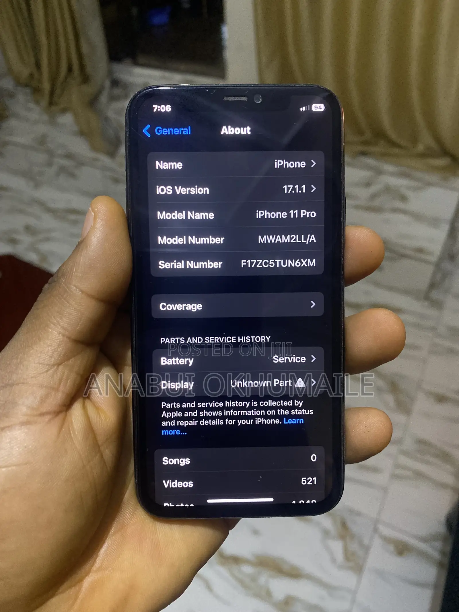 Apple iPhone 11 Pro 64 GB Graphite