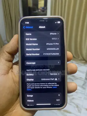 Apple iPhone 11 Pro 64 GB Graphite