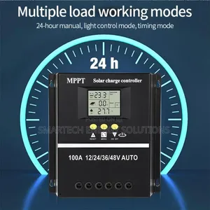 SY48100A 100A PWM Solar Charge Controller – 12v/24v/36v/48v Auto