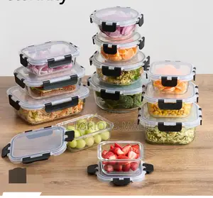High Grade Borosilicate 12pcs Glass Storage Set