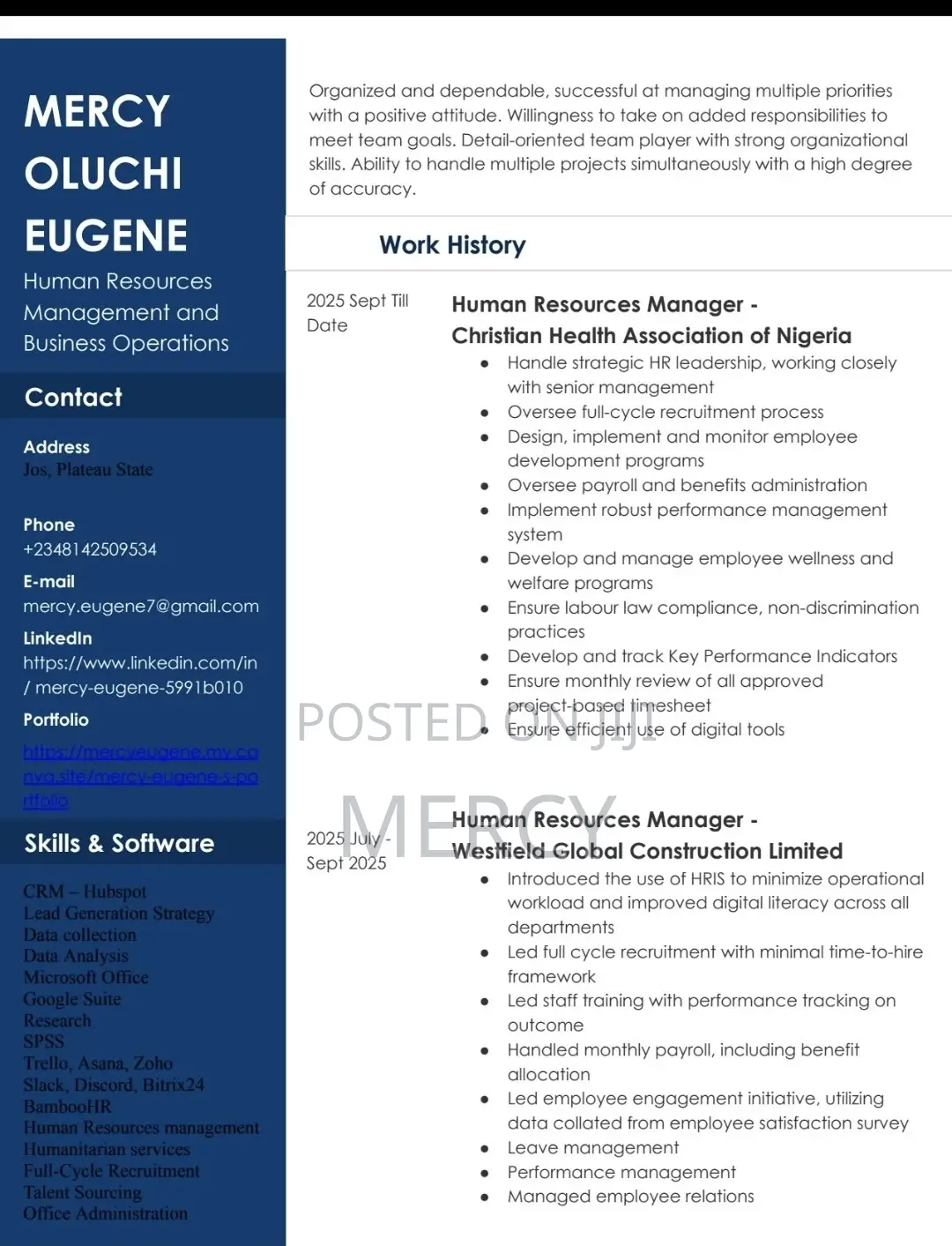 Human Resources and Operations Manager
